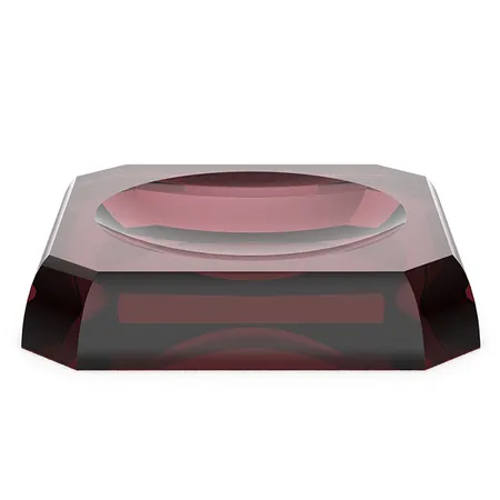 Decor Walther KR STS Kristall Мыльница, настольная, цвет: Rich Burgundy