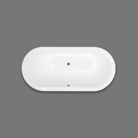 Devon&Devon Bayswater Ванна встроенная чугунная овальная 170x80xh46 cм, цвет: белый