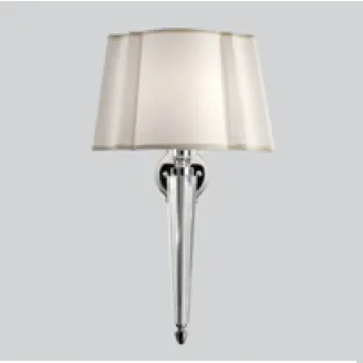 Devon&Devon Crystal Светильник настенный с абажуром 31x23xh51,5cм, IP20, фурнитура: хром