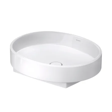 Duravit Balcoon Раковина 55х45см., накладная, без отв., без перелива, DuraShield, цвет: белый матовый