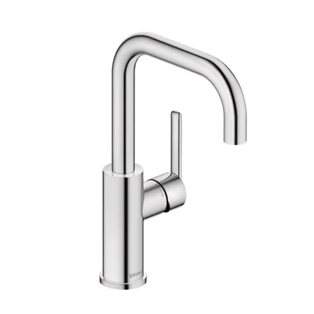 Duravit Balcoon Смеситель для раковины, 1 отв., Fresh Start и Minus Flow, цвет: хром