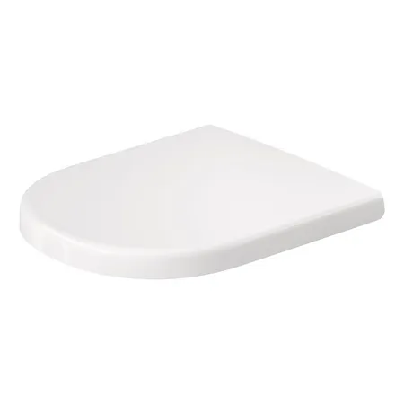 Duravit D-Code Сиденье для унитаза, петли: нержавеющая сталь, с микролифтом, цвет: белый