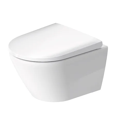 Duravit D-Code Унитаз 37х48см., подвесной, безободковый, с сиденьем микролифт, цвет: белый глянцевый