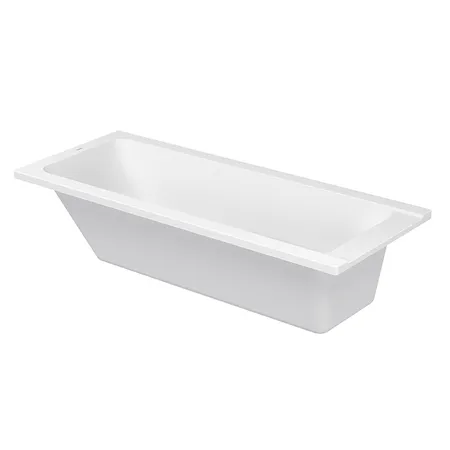 Duravit D-Code Ванна акриловая 170х70см., встраиваемая, с 1 наклоном для спины, выпуск в зоне ног, цвет: белый