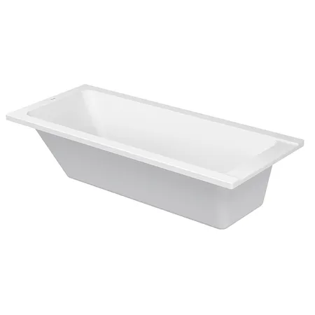 Duravit D-Code  Ванна акриловая 170х75x40см., встраиваемая, с 1 наклоном для спины, выпуск в зоне ног, цвет: белый