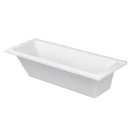 Duravit D-Code  Ванна акриловая прямоугольная 170х70x40см, встраиваемая, с 1 наклоном для спины, выпуск центральный , цвет: белый