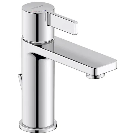 Duravit D-Neo Смеситель для раковины, 1 отв., EcoStart, цвет: хром