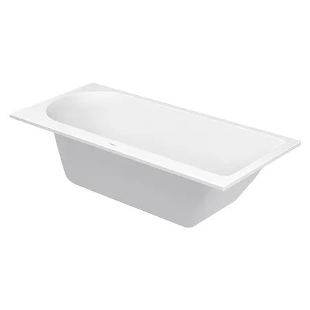 Duravit Darling New  Ванна 170х75x60см, акриловая, прямоугольная встраиваемая или с панелями,с наклоном для спины справа, цвет: белый