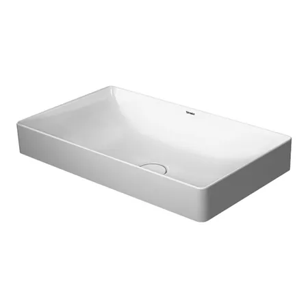 Duravit DuraSquare Умывальник 60х33.5см, накладная, без перелива, цвет: белый