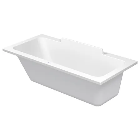 Duravit DuraStyle Ванна 170х75x46см,, прямоугольная, встраиваемая или версия  с панелями и ножками, с наклоном для спины слева, цвет: белый