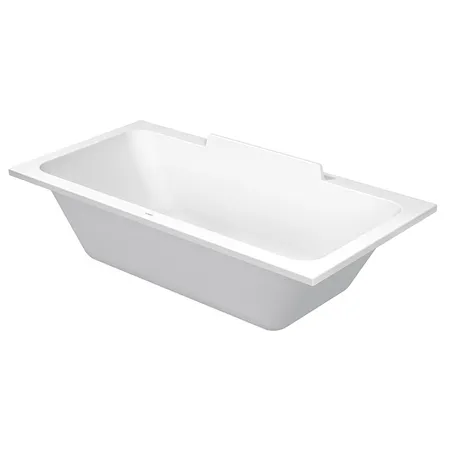 Duravit Durastyle Ванна 190х90см, акриловая, прямоугольная встраиваемая или с панелями, с двумя наклонами для спины, цвет: белый