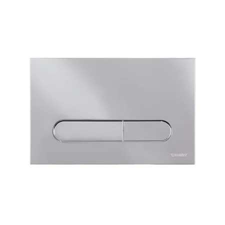 Duravit DuraSystem Beta 100 Клавиша смыва для унитаза, двойной смыв, цвет: хром