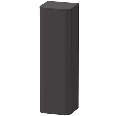 Duravit Happy D.2 Plus Пенал подвесной 40x36х133.6см., 1 дверь, 3 стекл. полки, DX, цвет: графит суперматовый