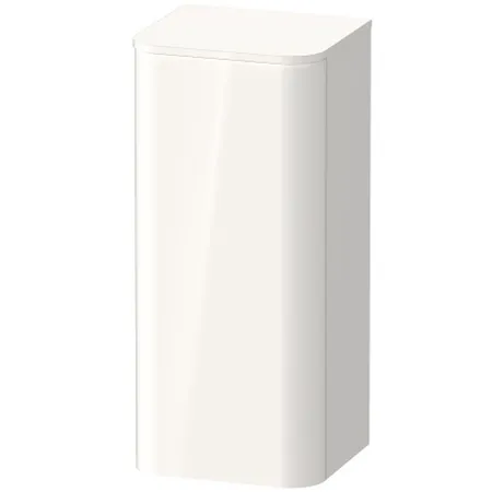 Duravit Happy D.2 Plus Пенал подвесной 88x40x36см 1 дверь, 2 стекл. полки, SX, цвет: белый глянцевый