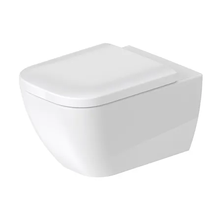 Duravit Happy D.2 Унитаз подвесной безободковый 54х36.5см., с креплением, Hygiene-Glaze, цвет: белый