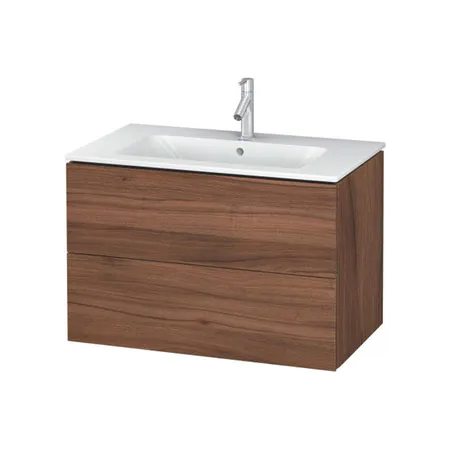 Duravit L-Cube Тумба с раковиной 82х48.1см, подвесная, цвет: орех натуральный
