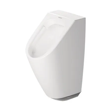 Duravit Me by Starck Электронный безободковый писсуарс питанием от сети (в комплекте сифон, блок питания и подвод воды)
