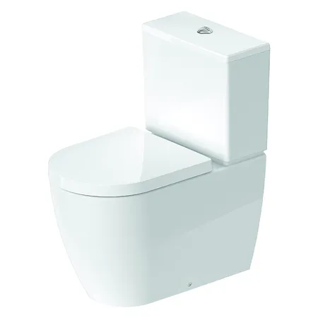 Duravit Me by Starck Унитаз моноблок 37х65 см, слив универсальный, с креплениями, с сиденьем цвет: белый