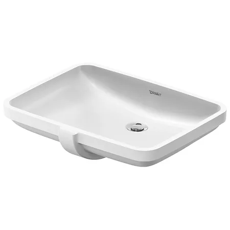 Duravit No 1 Раковина 55х40см., встраиваемая снизу, без отв., с переливом, цвет: белый глянцевый