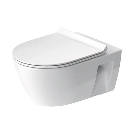 Duravit No.1 Унитаз подвесной 54х36см, безободковый, сиденье микролифт, цвет: белый