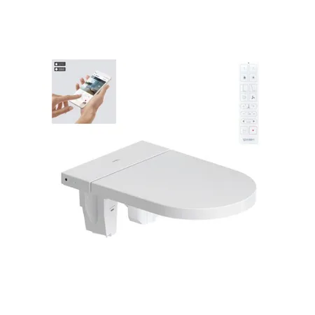 Duravit SensoWash Starck f Plus Сиденье для унитаза 37.8x57.3x21.8см., с душем, SoftClose, цвет: белый