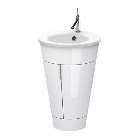 Duravit Starck 1 Тумба напольная 60x56xh82.5см, с раковиной, цвет: белый глянц