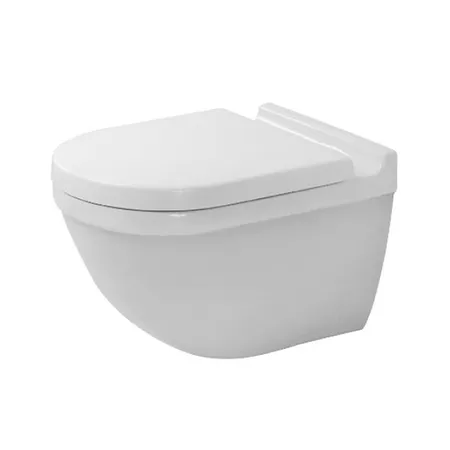 Duravit Starck 3 Унитаз подвесной безободковый, 540х360 мм, с креплением Durafix, цвет белый