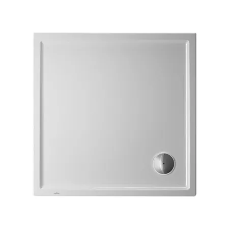 Duravit Starck Slimline Поддон акриловый квадратный 80x80х4.5см., d:9см., цвет: белый