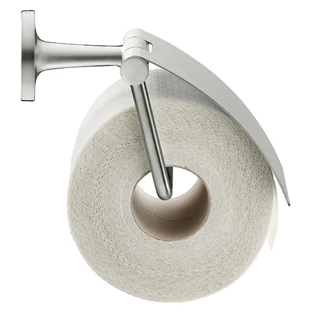 Duravit Starck T Держатель т/б, с крышкой, подвесной, цвет: Stainless steel Brushed