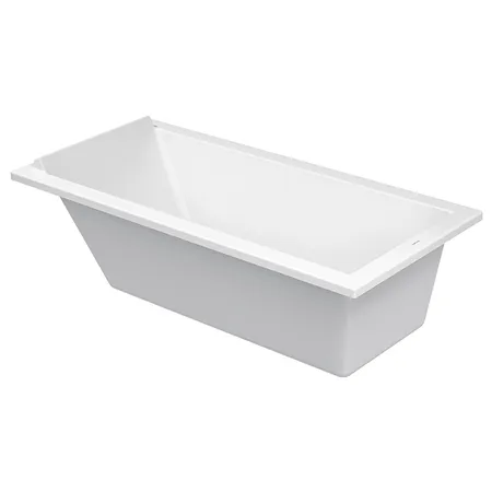 Duravit STARCK Ванна акриловая  прямоугольный вариант 170x80х46см, встраиваемая или с панелями , с 1 наклоном  для спины ,  цвет: белый