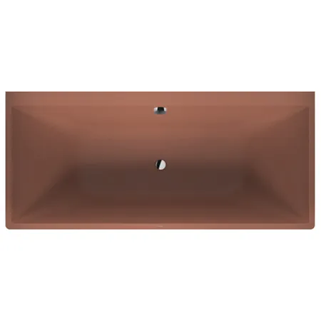 Duravit Vitrium Ванна пристенная 180x80см, с ножками, с2 наклонами для спины, прямоугольная, цвет: матовая корица