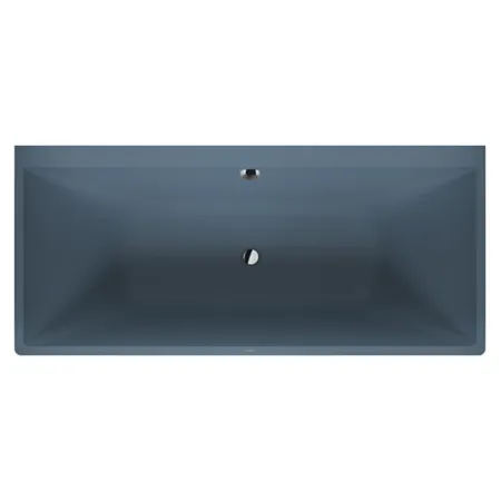 Duravit Vitrium Ванна пристенная 180x80см, с ножками, с2 наклонами для спины, прямоугольная, цвет: синий матовый