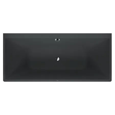 Duravit Vitrium Ванна пристенная 180x80см, с ножками, с2 наклонами для спины, прямоугольная, цвет: темно-серый матовый