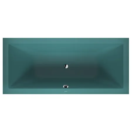Duravit Vitrium Ванна встраиваемая 180x80cм, с ножками, с2 наклонами для спины, прямоугольная, цвет: аквамарин матовый