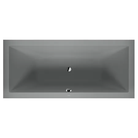 Duravit Vitrium Ванна встраиваемая 180x80cм, с ножками, с2 наклонами для спины, прямоугольная, цвет: светло-серый матовый