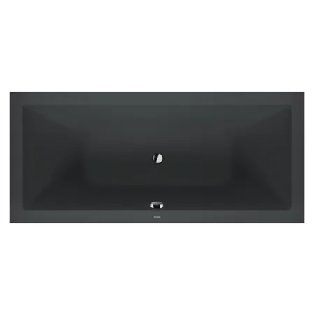 Duravit Vitrium Ванна встраиваемая 180x80cм, с ножками, с2 наклонами для спины, прямоугольная, цвет: темно-серый матовый