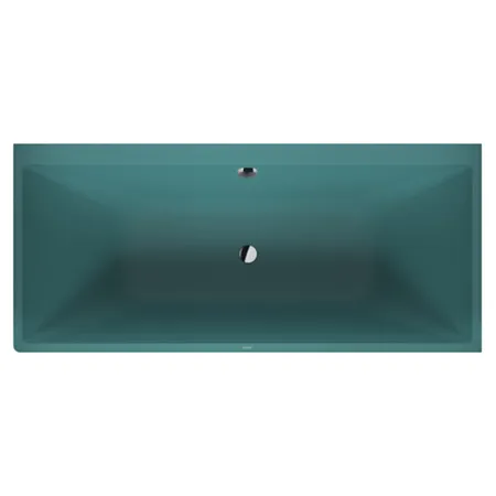 Duravit Vitrium Ванна встраиваемая 180x80см, Dx, с ножками, с2 наклонами для спины, прямоугольная, цвет: аквамарин матовый