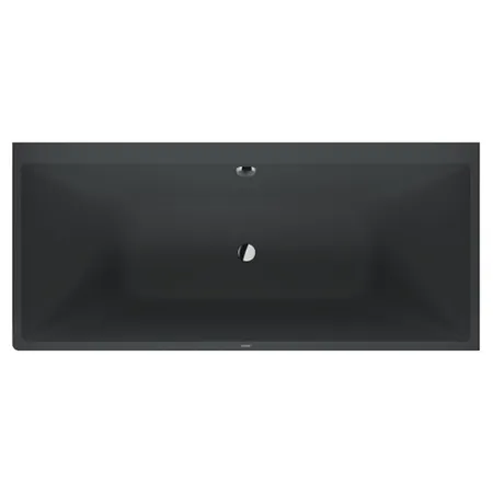 Duravit Vitrium Ванна встраиваемая 180x80см, Dx, с ножками, с2 наклонами для спины, прямоугольная, цвет: темно-серый матовый