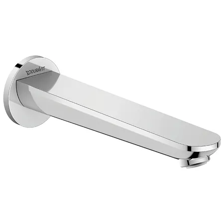 Duravit Wave Излив для ванны 20.2см., настенный, цвет: хром