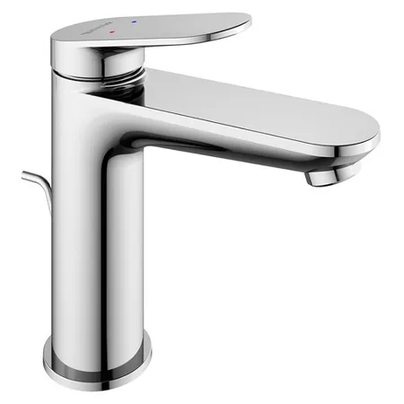 Duravit Wave Смеситель для раковины, 1 отв., с донным клапаном, цвет: хром