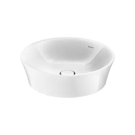 Duravit White Tulip Раковина накладная Ø50см, без перелива, без отв., WonderGliss, цвет: белый
