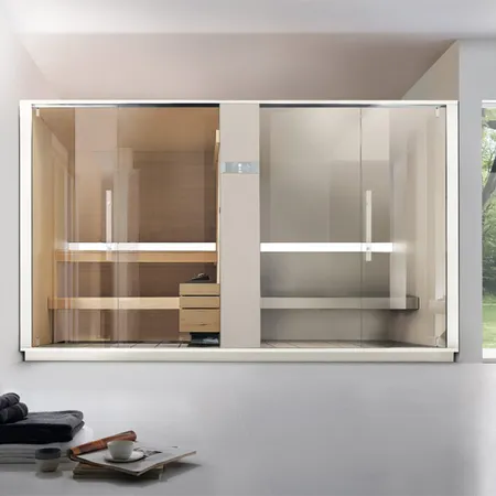 Effegibi Logica SH Сауна&Хаммам 373x171x226см, в нишу, цвет: Soft Sand