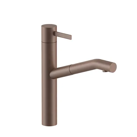 Fantini AF/21 Смеситель для раковины, 1 отв., излив: 217 мм, цвет: Matt Copper PVD