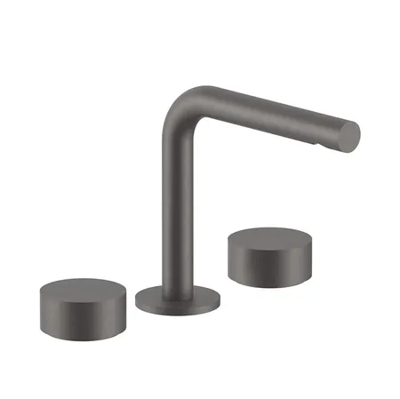 Fantini AF/21 Смеситель для раковины, 3 отв., излив: 15.5 см, цвет: Matt Gun Metal PVD