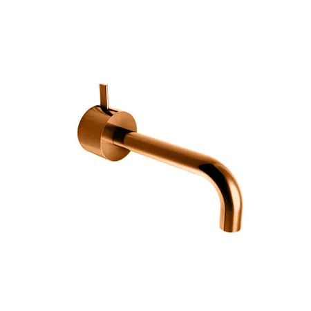 Fantini AF/21 Смеситель для раковины, настенный, излив: 214 мм, цвет: Matt Copper PVD
