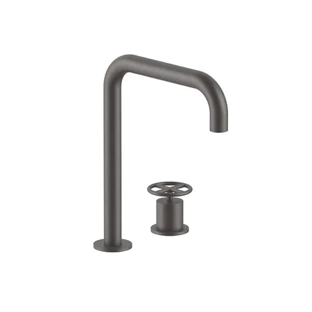 Fantini Fontane Bianche Смеситель для раковины, 2 отв., цвет: Matt Gun Metal PVD