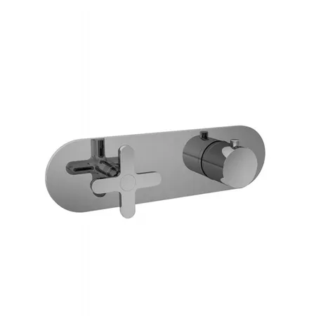 Fantini Icona Classic Смеситель для душа, встраиваемый, термостатический, 3/4',' (наружная часть), цвет: хром