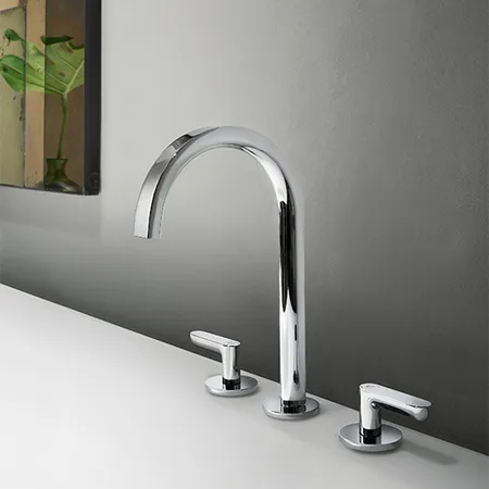 Fantini Icona Deco Смеситель для раковины, 3 отверстия, цвет: хром