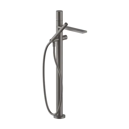 Fantini Milano Смеситель для ванны, напольный, излив: 250 мм, цвет: Matt Gun Metal PVD
