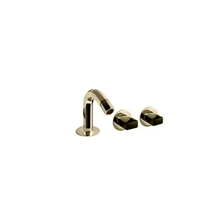 Fantini Venezia Смеситель для биде, 1 отв., излив: 120 мм, цвет: Matt British Gold PVD